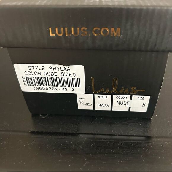 Rhinestone Lulus Shylaa Strappy Sandals Shoes Size 9 NIB - Picture 8 of 8